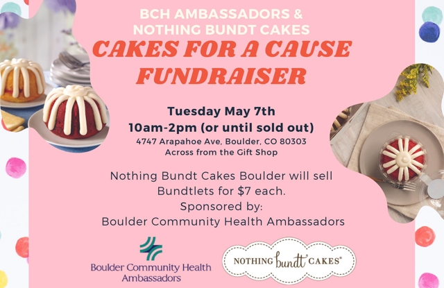 BCH Ambassadors & NOTHING bundt CAKES -- Cakes for a Cause Fundraiser
