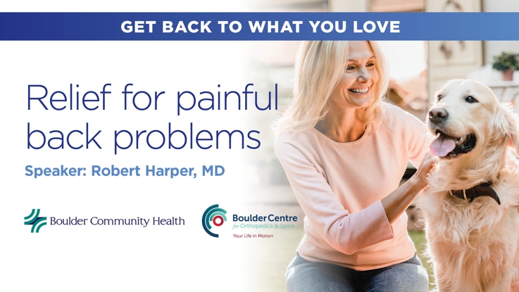 Relief For Painful Back Problems - Free online health lecture Thumbnail