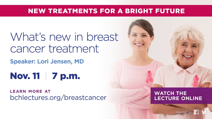 Lecture: What’s New in Breast Cancer Treatment