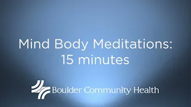 Mind Body Meditations: 15 minutes Thumbnail