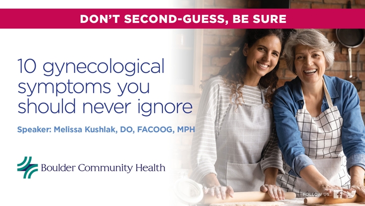 BCH Lecture: 10 gynecological symptoms you should never ignore 4/27/23 Thumbnail