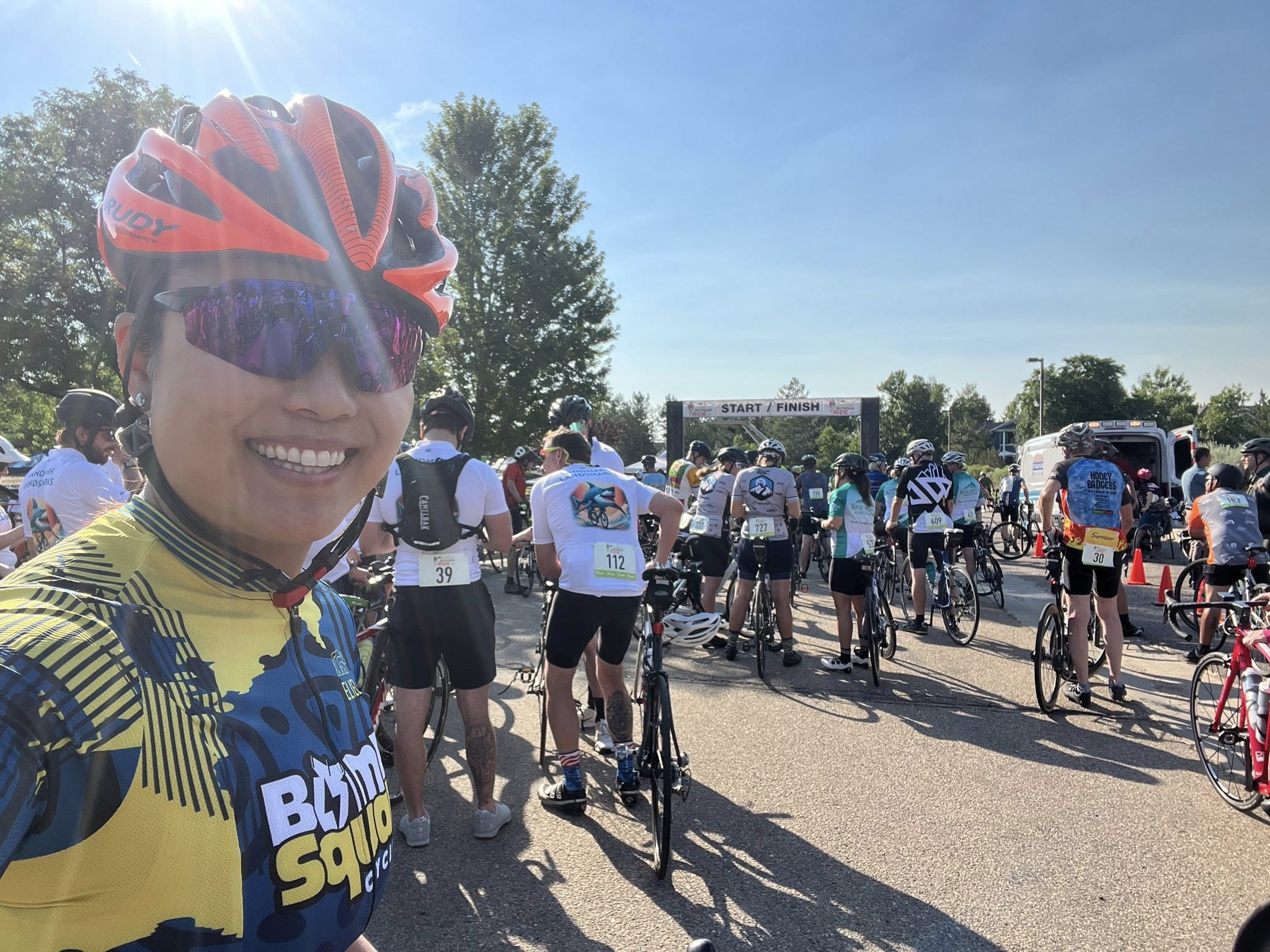 2025 B Strong Ride cyclists