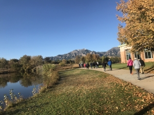 Walk With a Doc October 2019 Shortness of Breath BCH Boulder Community Health Breathlessness Pulmonology Group Walking Fall Colors 