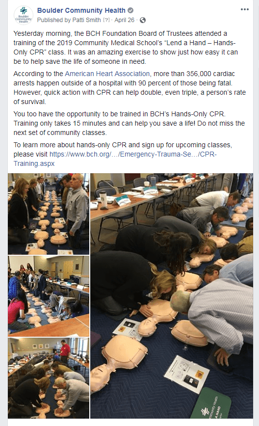 Lend A Hand - Hands-Only CPR Class 