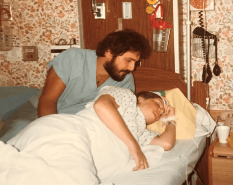 Dr. Thayer helps a patient in labor